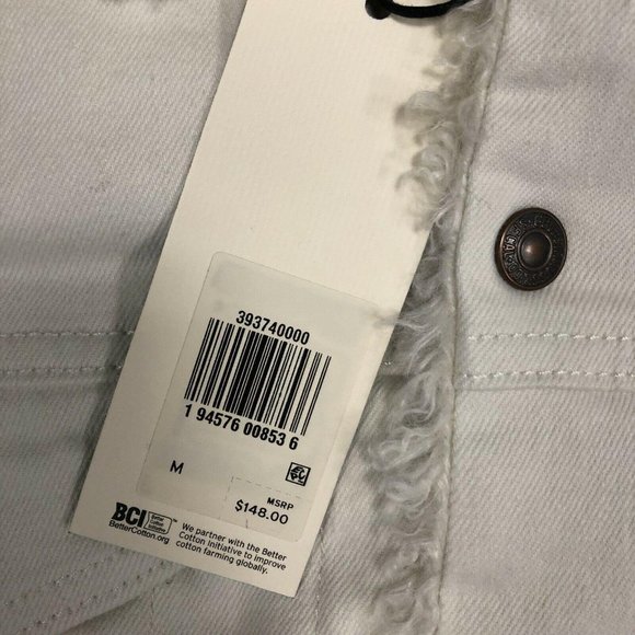 Levi's Premium Cozy Cocoon Sherpa Trucker Jacket M - Picture 6 of 11